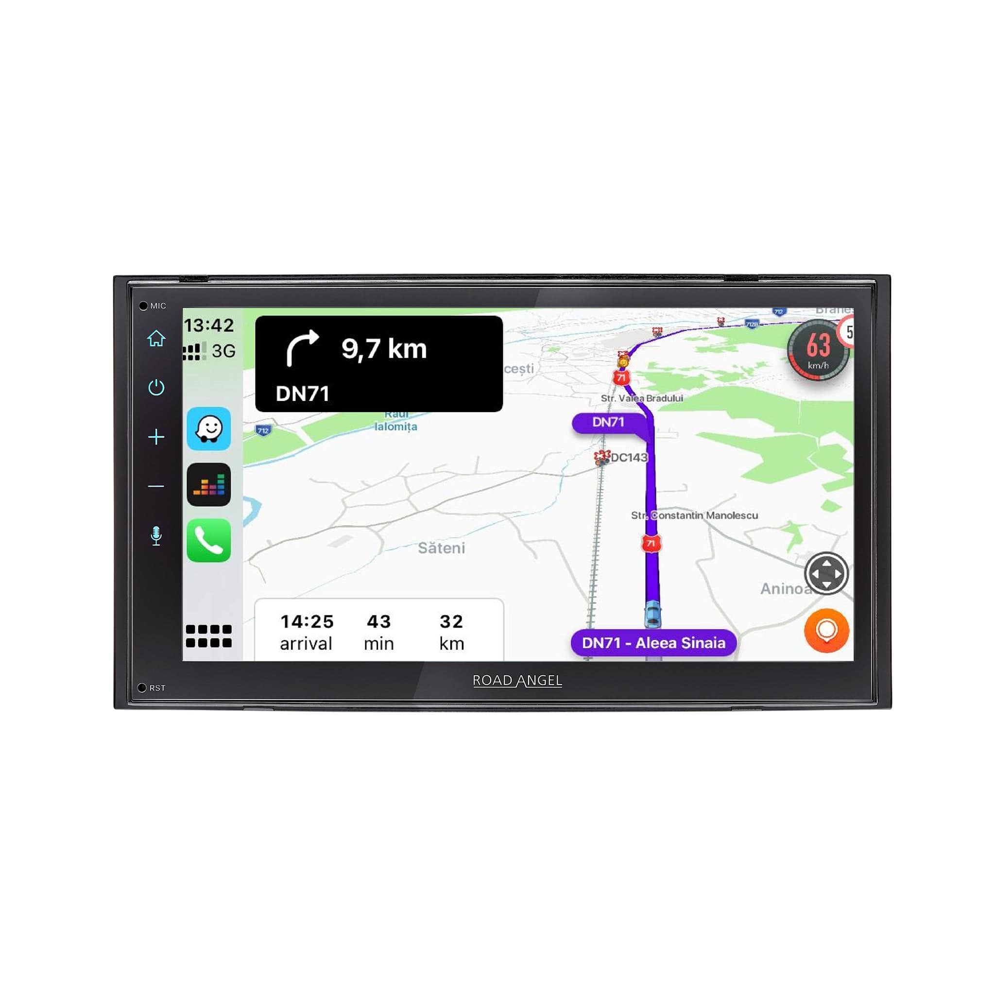 Road Angel RA-X721DAB Autoradio mit Apple Car Play und Android Auto 