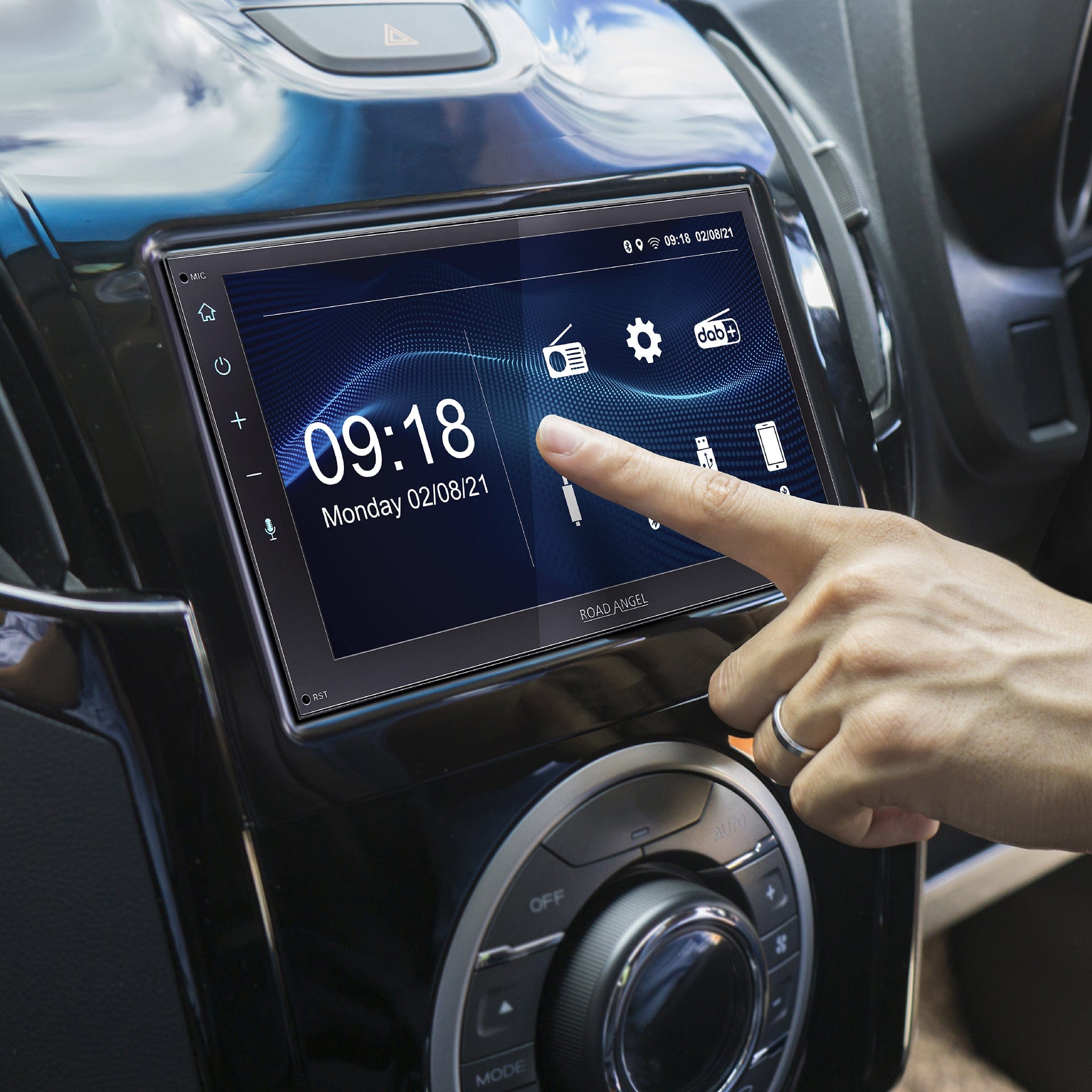 Road Angel RA-X721DAB Autoradio mit Apple Car Play und Android Auto 
