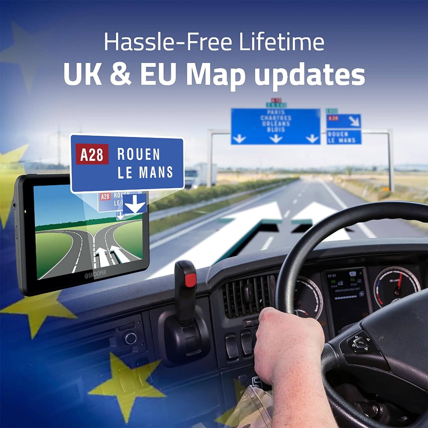 Snooper Sat Navs Snooper S5100 Ventura-Plus Caravan & Motorhome Navigation System with 5" LCD Touchscreen